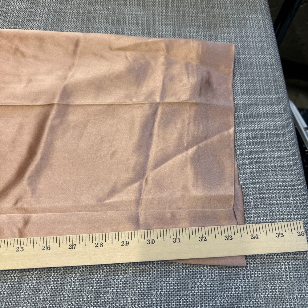 Favorite Daughter Tuscany Satin Wide Leg Pants size 8 Champagne Pink Pleated - Picture 11 of 13
